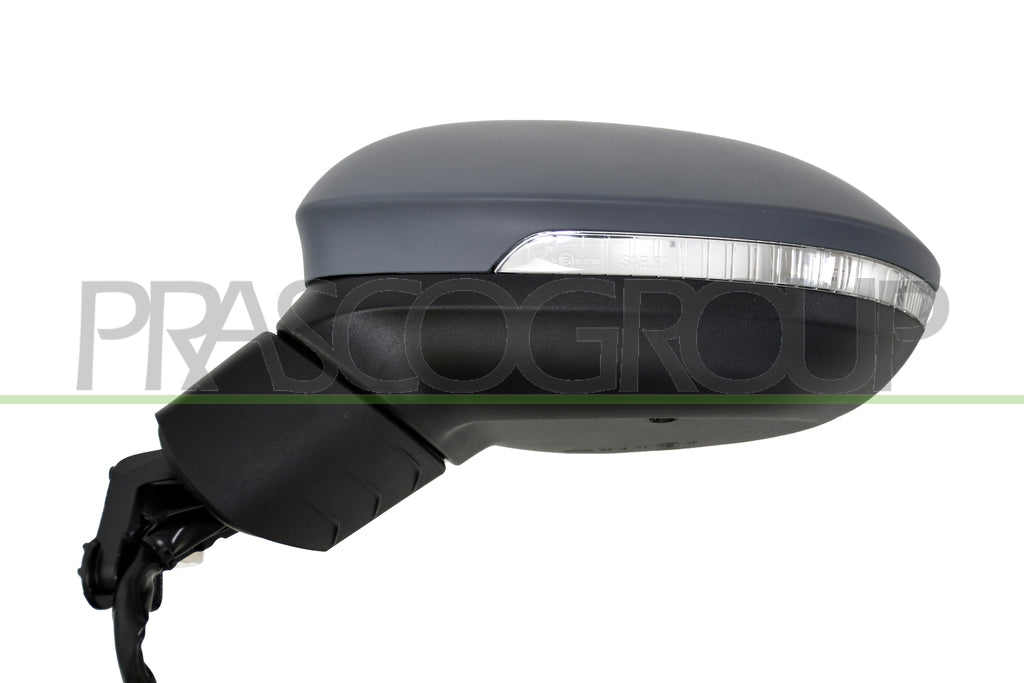 retrovisore sinistro elettrico con primer termico con fanale con luce cortesia con memoria con lane assist asferico 14 pins volkswagen golf viii rline 2020 vg4127334