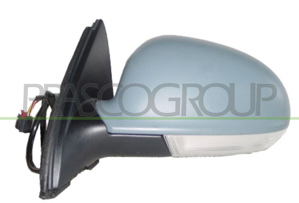 retrovisore sinistro elettrico termico con primer con fanale con luce cortesia chiudibile asferico 16h9p volkswagen jetta golf variant 2005 2010 vg5207334p