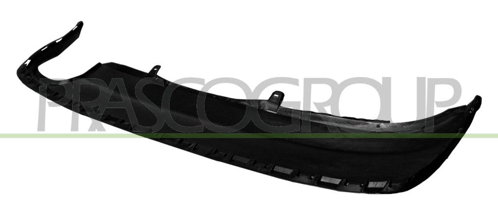 spoiler paraurti posteriore nero goffrato con scarico doppio a sinistra volkswagen passat cc 2008 2011 vg6201851