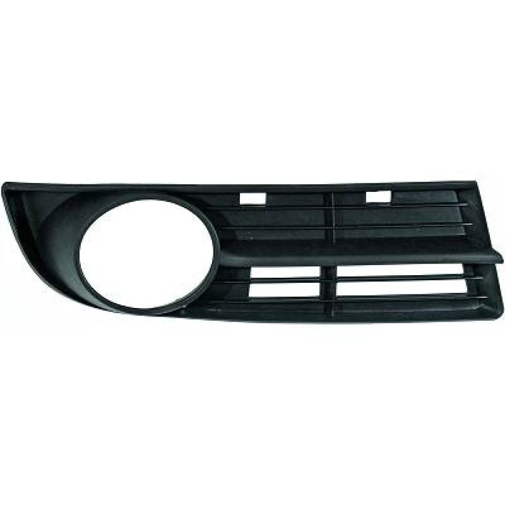 griglia destra paraurti anteriore nera goffrata con sede fendinebbia volkswagen touran 2003 2006 1t0853666a