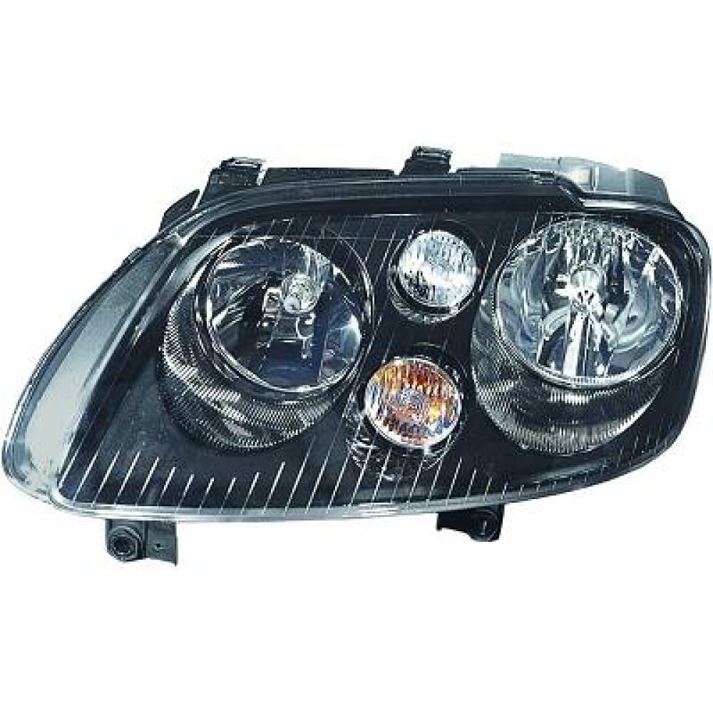 proiettore destro h7 h7 elettrico con motore nero volkswagen touran 2003 2006 vg7154905