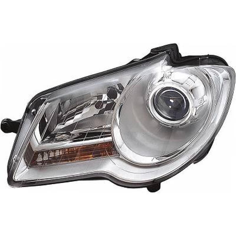 proiettore sinistro h7 h7 elettrico con motore volkswagen touran 2006 2010 vg7174904