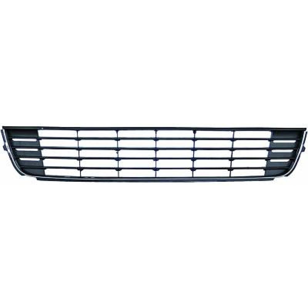 griglia paraurti anteriore centrale nera con modanatura cromata volkswagen touran 2010 2015 vg7192120