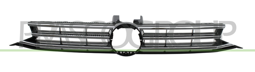 griglia radiatore nera lucida con modanatura cromata mod highline volkswagen touran 2015 vg7212011