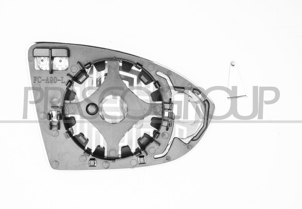 piastra specchio sinistra termica convessa volkswagen touran 2015 vg7217504