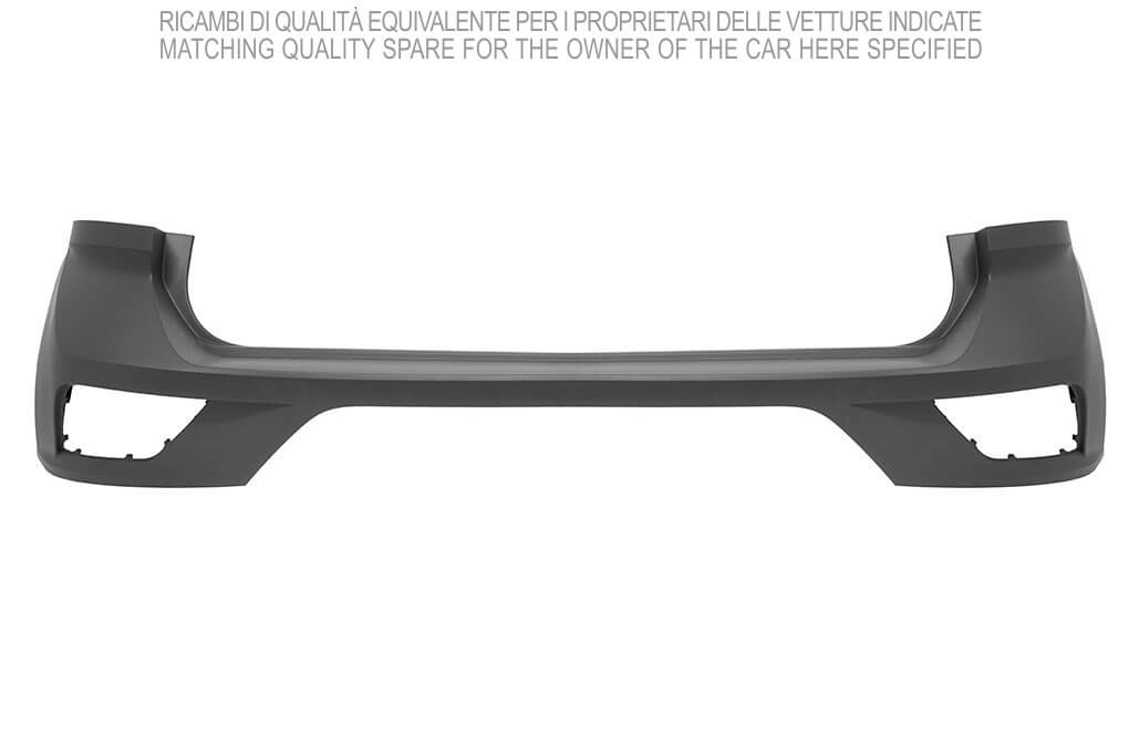 paraurti posteriore superiore con primer con tracce park assist volkswagen troc 2017 2022 vg7701071