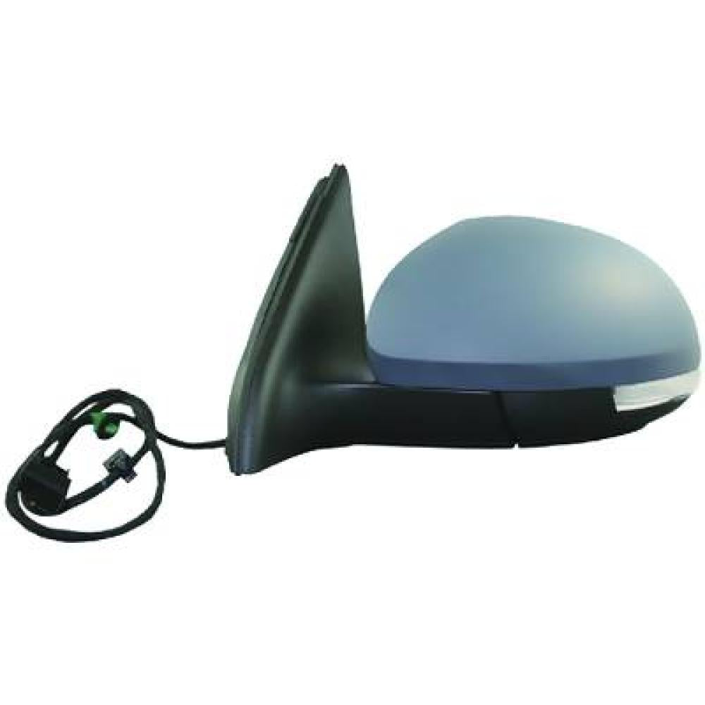 retrovisore sinistro elettrico con primer termico chiudibile con fanale con luce cortesia asferico 9 pins volkswagen tiguan 2011 2015 vg8077374p