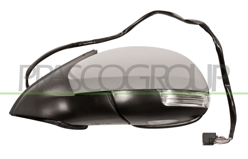 retrovisore sinistro elettrico termico con primer con fanale con luce cortesia chiudibile con memoria asferico volkswagen tiguan 2011 2015 vg8077384