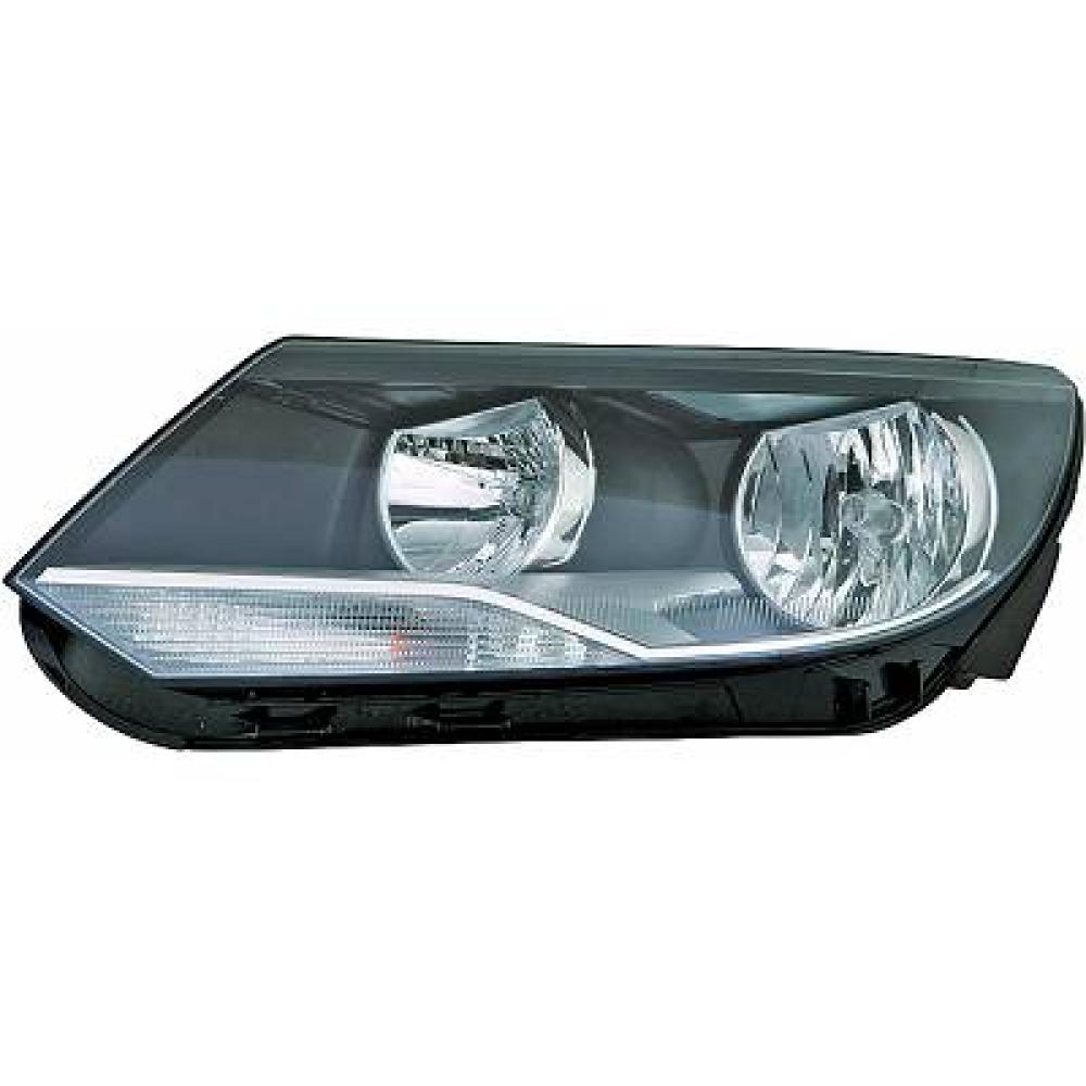 proiettore sinistro h7 h15 elettrico con motore con luce diurna volkswagen tiguan 2011 2015 vg8094904