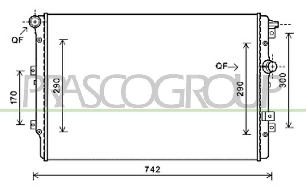 radiatore seat alhambra 2010 vg809r006