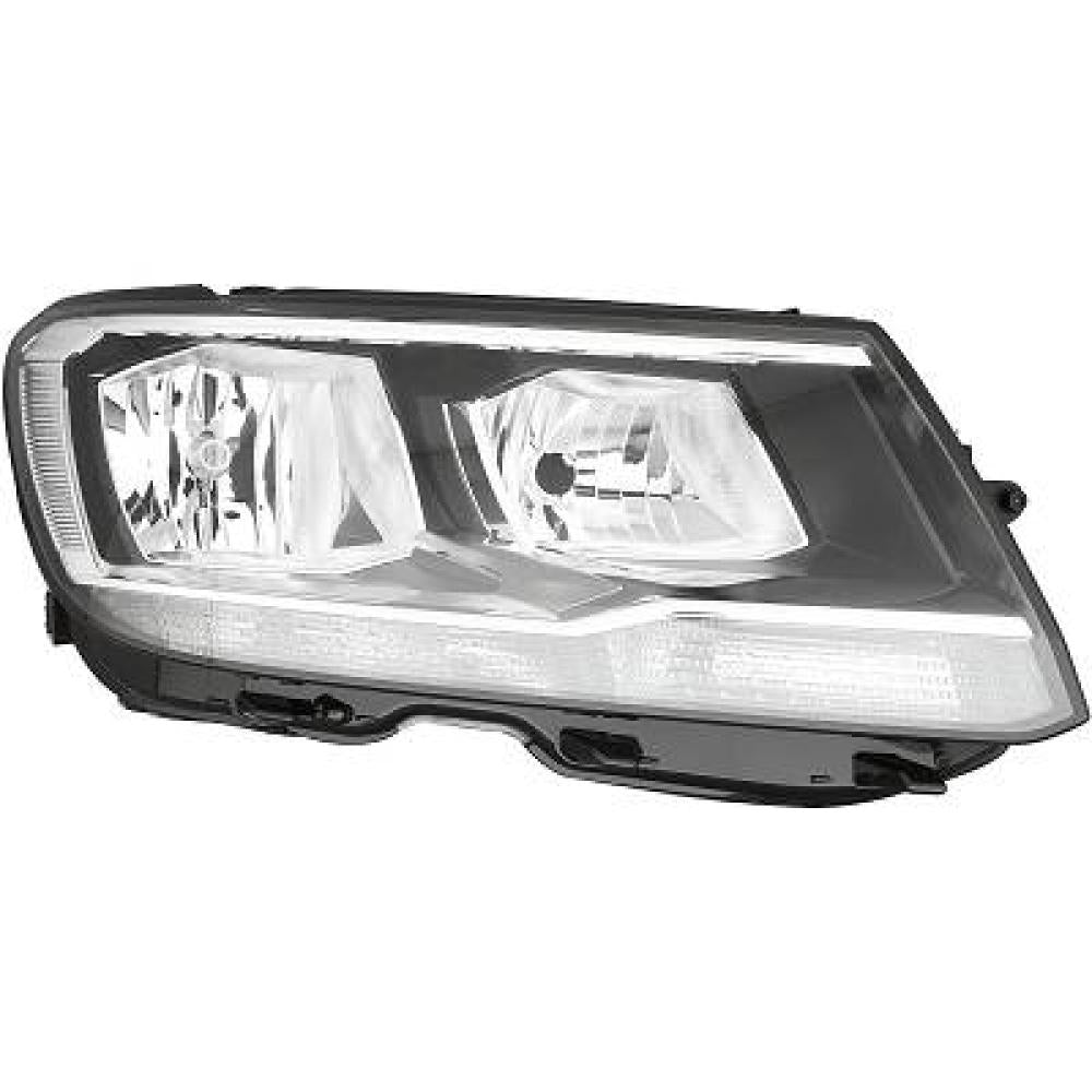 proiettore destro h7 h7 elettrico con motore con luce diurna nero volkswagen tiguan 2016 2020 vg8104903