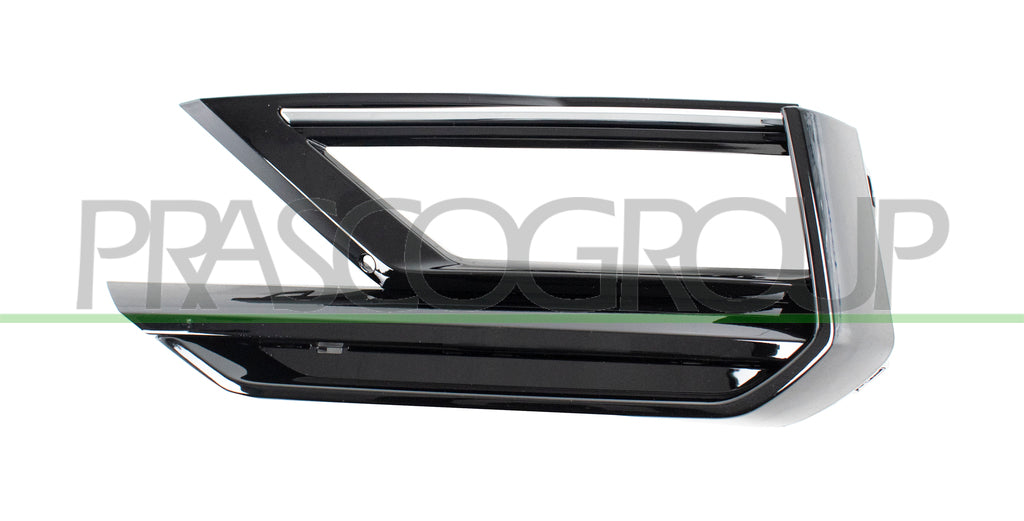 griglia sinistra paraurti anteriore inferiore nera lucida con sede fendi volkswagen tiguan rline 2016 2020 vg8112134