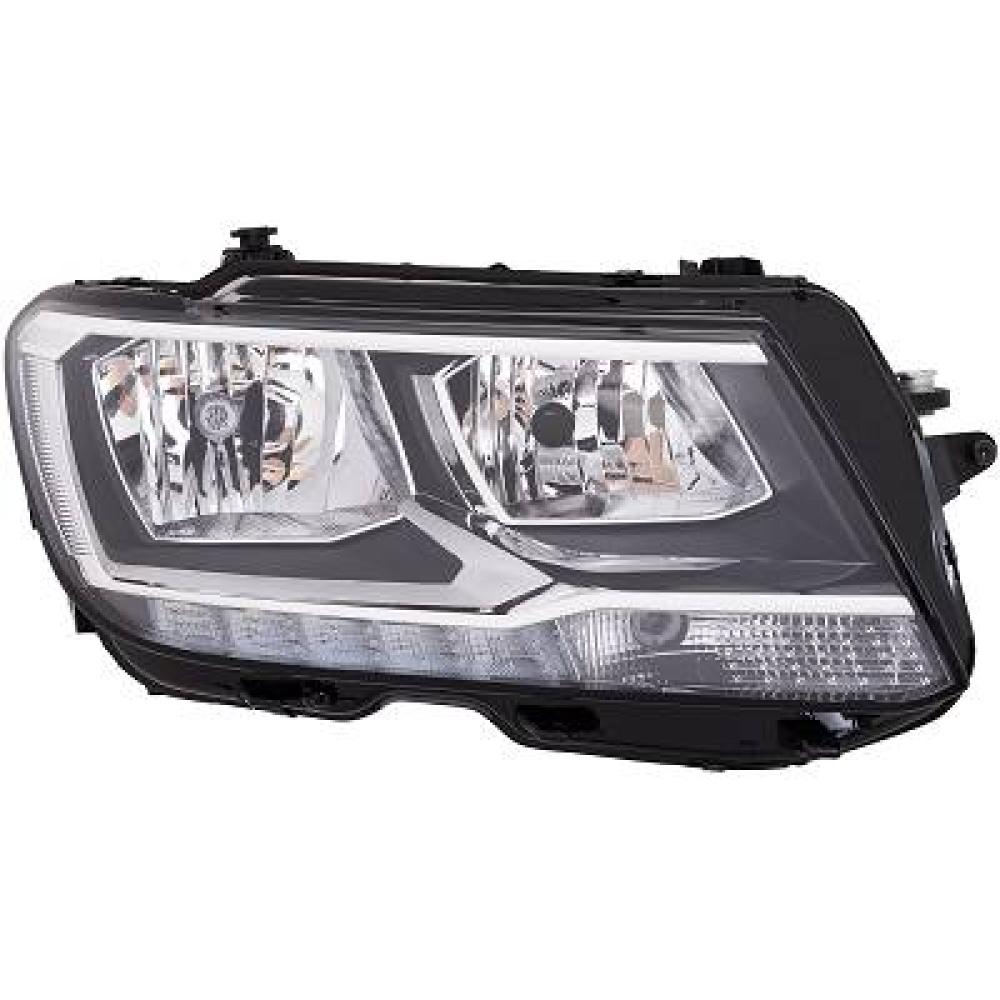 proiettore destro h7 h7 elettrico con motore con luce diurna led volkswagen tiguan all space 2018 2020 vg8124913