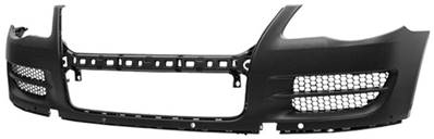 paraurti anteriore con primer con fori pdc volkswagen touareg 7l 2007 2010 vg8171011