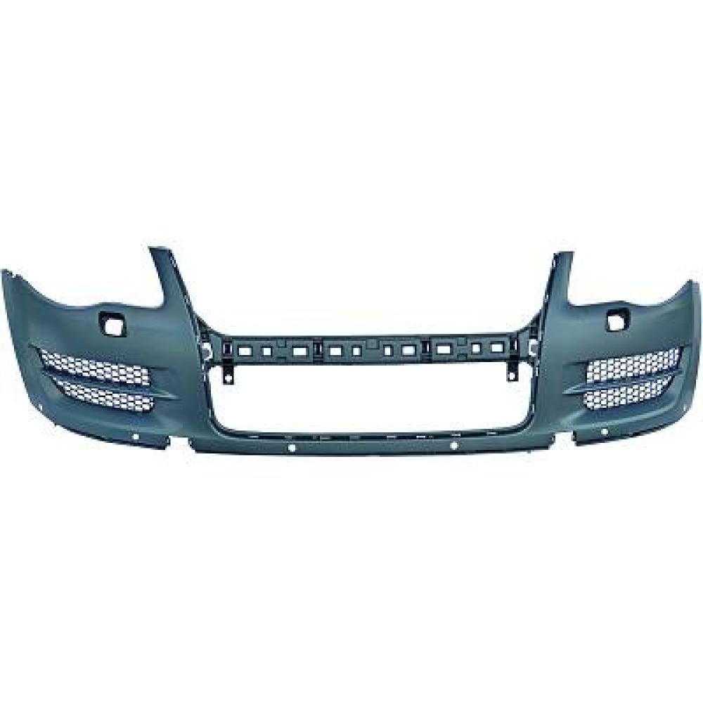 paraurti anteriore con primer con fori pdc con fori lavafari volkswagen touareg 7l 2007 2010 vg8171031