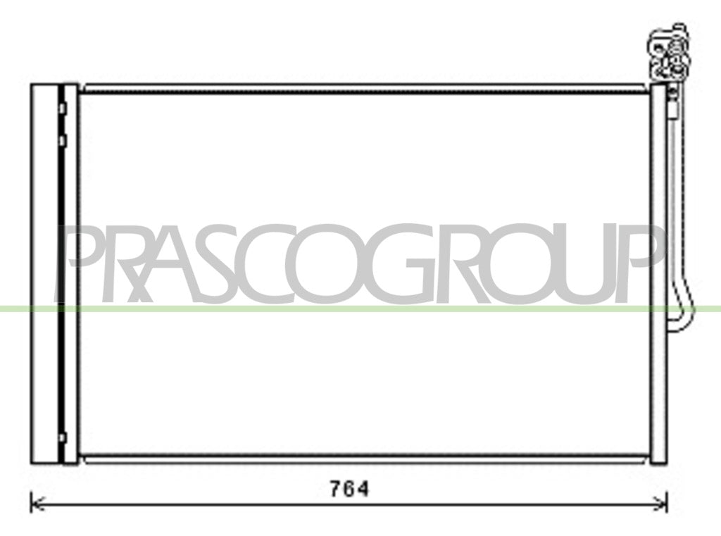 condensatore volkswagen touareg 7p 2011 2014 vg819c001