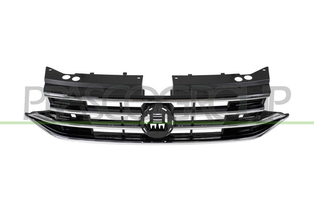 griglia radiatore nera lucida con modanatura cromata mod elegance volkswagen tiguan 2020 2024 vg8302021
