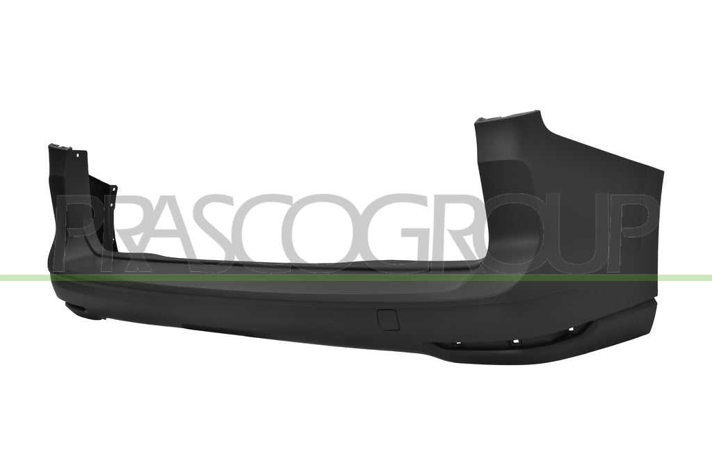 paraurti posteriore nero goffrato con tappo coprigancio con tracce pdc e park assist mod passo corto volkswagen caddy cargo van 2020 vg8611051