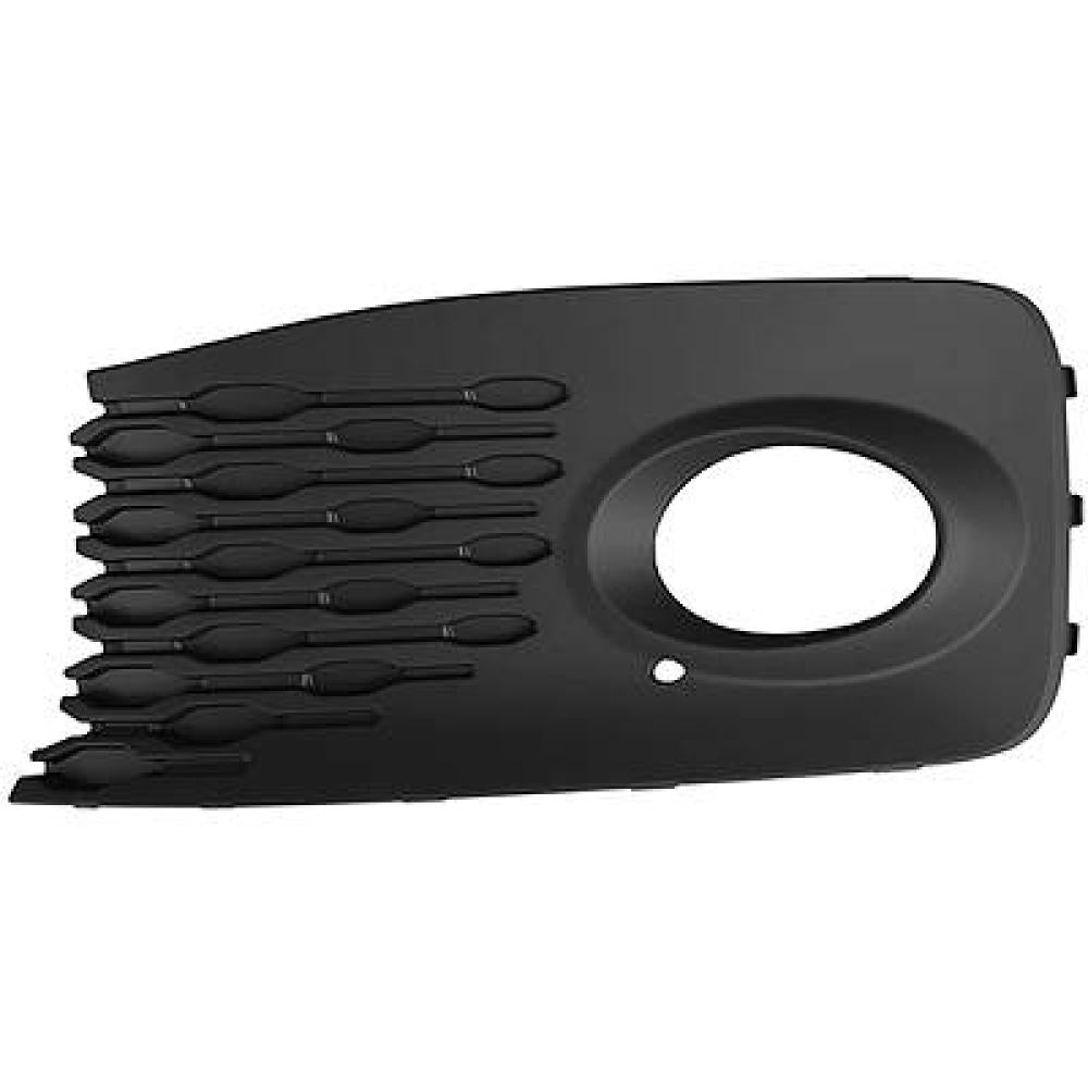griglia sinistra paraurti anteriore nera goffrata con sede fendinebbia volkswagen caddy cargo van 2020 vg8612134