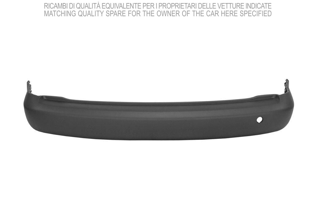 paraurti posteriore grigio chiaro goffrato mod passo corto volkswagen caddy 2003 2010 vg9041051