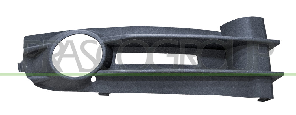 griglia destra paraurti anteriore grigio scuro goffrata con sede fendinebbia volkswagen caddy 2003 2010 vg9042123