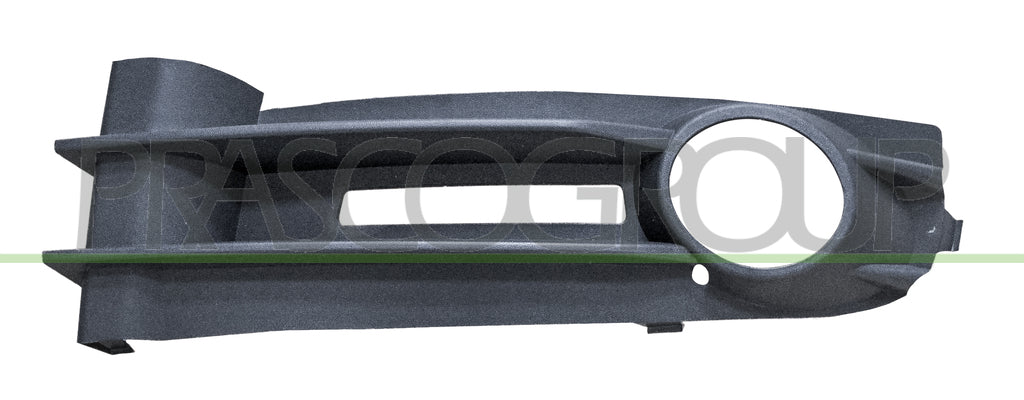 griglia sinistra paraurti anteriore grigio scuro goffrata con sede fendinebbia volkswagen caddy 2003 2010 vg9042124