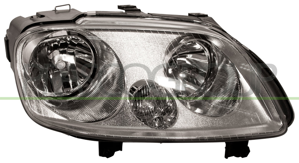 proiettore destro h1 h7 elettrico senza motore cromato volkswagen caddy 2003 2010 vg9044905