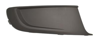 griglia destra paraurti anteriore nera goffrata senza sede fendi volkswagen caddy 2010 2015 vg9061249
