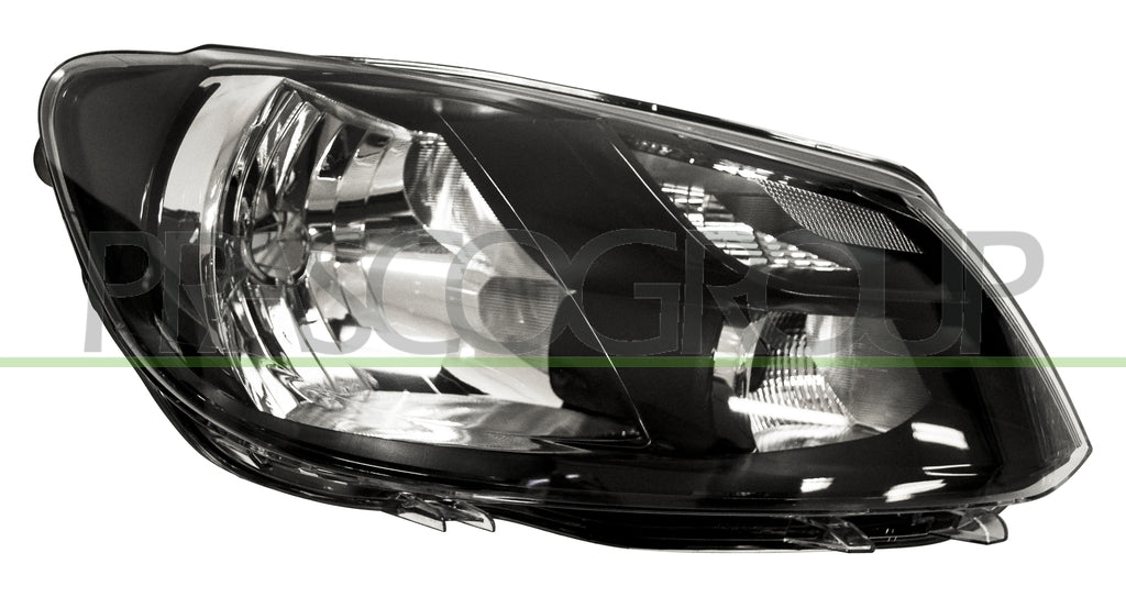 proiettore destro h4 elettrico con motore bordo nero volkswagen caddy 2010 2015 vg9064813
