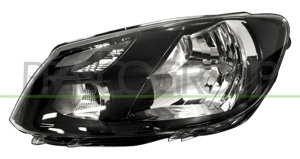 proiettore sinistro h4 elettrico con motore bordo nero volkswagen caddy 2010 2015 vg9064814