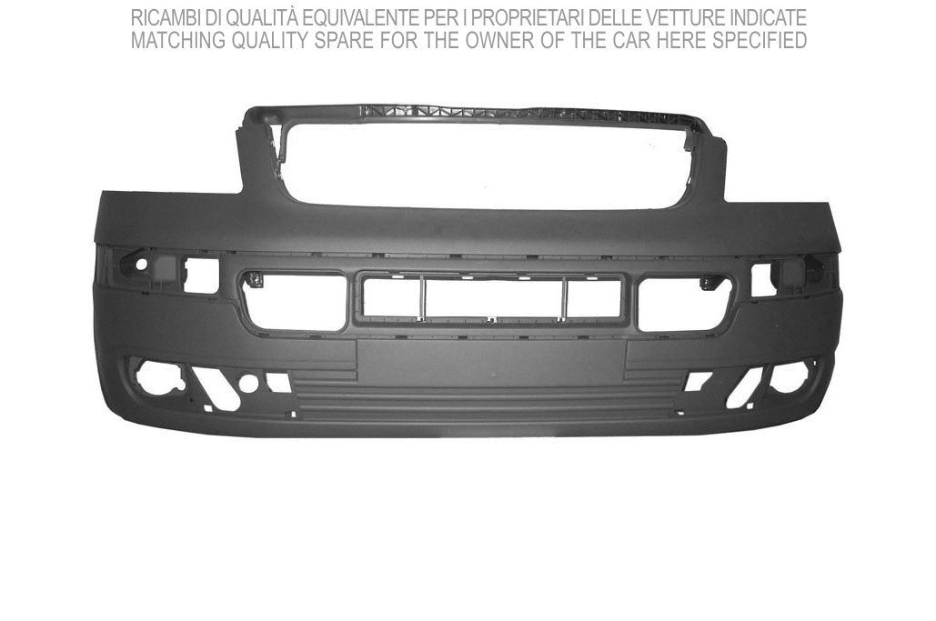 paraurti anteriore grigio chiaro goffrato volkswagen t5 2003 2009 vg9171001