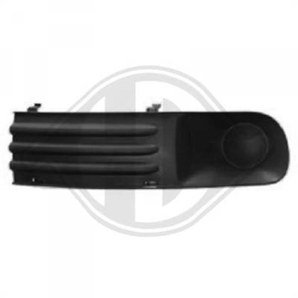 griglia sinistra paraurti anteriore grigia scura goffrata senza sede fendi mod transporter volkswagen t5 2003 2009 vg9172124