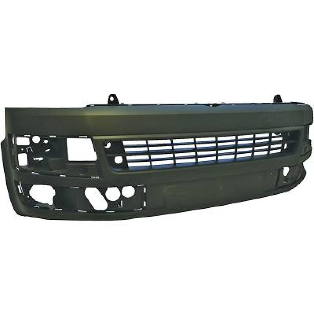 paraurti anteriore grigio scuro goffrato con griglia centrale volkswagen t5 2009 2015 vg9191001