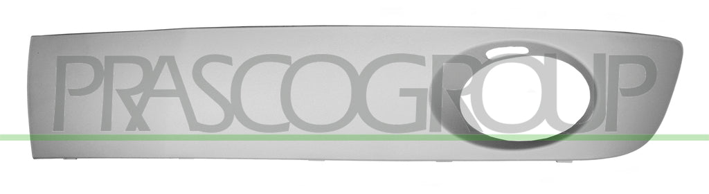 griglia sinistra paraurti anteriore grigio chiara goffrata con sede fendinebbia volkswagen t5 2009 2015 vg9192136
