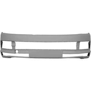 paraurti anteriore con primer con tappo copri gancio con tracce lavafari volkswagen t6 2015 2019 vg9211021