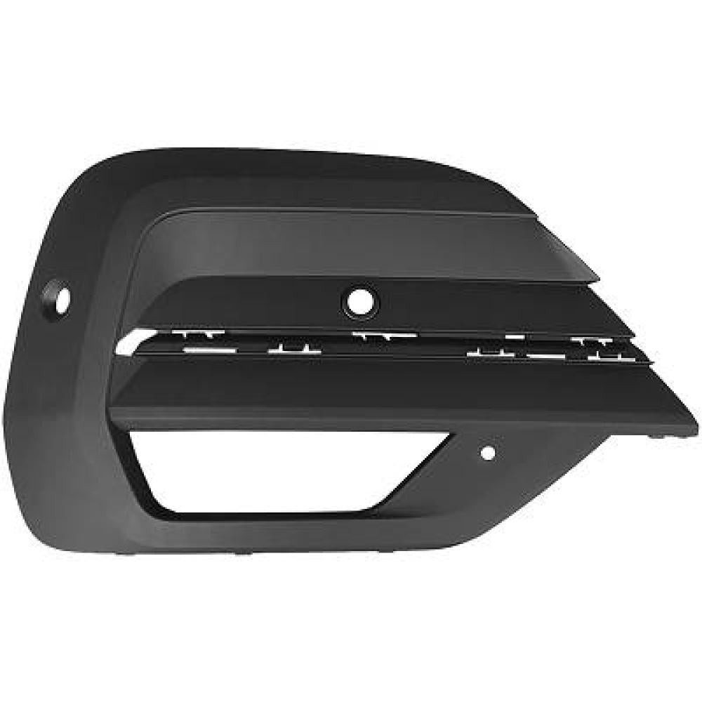 griglia destra paraurti anteriore nera goffrata con fori modanatura con sede fendi con foro pdc e park assist supporto volkswagen t6 1 kombi caravelle 2019 7la807490c9b9