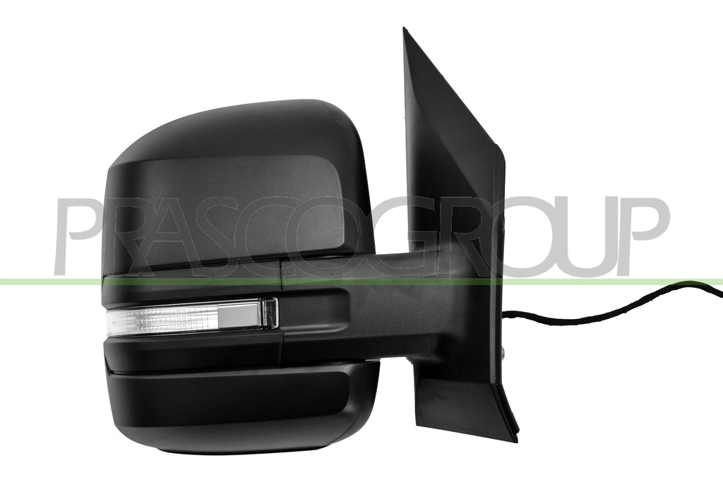 retrovisore destro elettrico nero termico con fanale bianco braccio corto convesso 6 pins volkswagen crafter man tge 2017 vg9567323