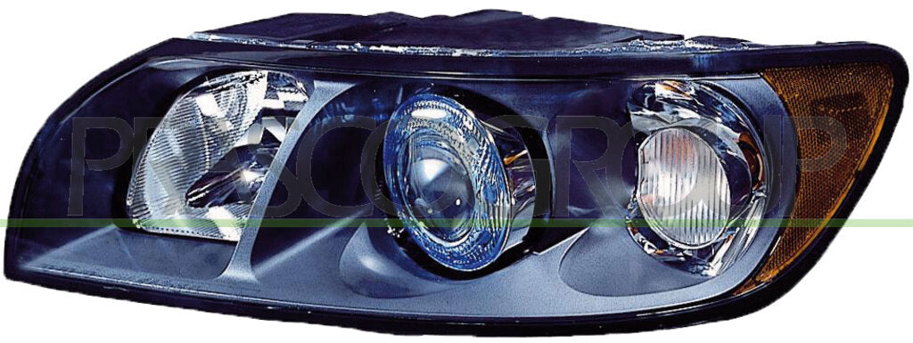 proiettore sinistro h7 hb3 elettrico con motore mod v50 grigio volvo s40 v50 2004 2007 vv3204914