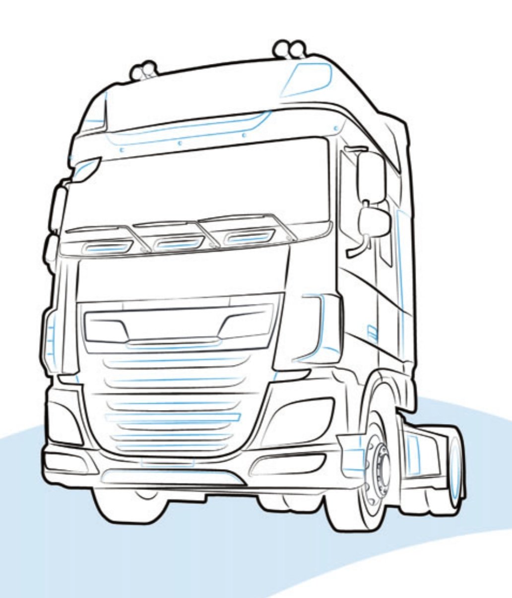 ANTITURBO per DAF XF 106 lato - Carrozzeria Truck