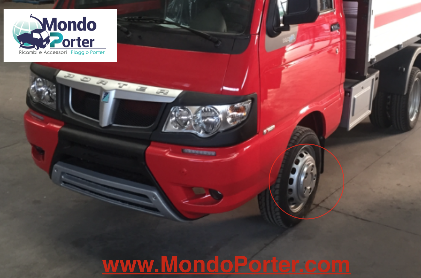 Coprimozzo - Coppetta Piaggio Porter Maxxi - Mondo Porter