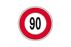 DISCO LIMITATORE DI VELOCITA 90 KM/H 4000.99108 - Carrozzeria Truck