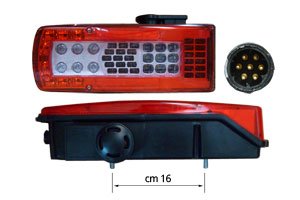 FANALE POSTERIORE lato DX 009702 - Carrozzeria Truck