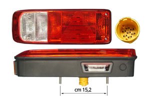 FANALE POSTERIORE lato SX 008013 - Carrozzeria Truck