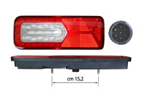 FANALE POSTERIORE lato SX 1500.00003 - Carrozzeria Truck