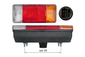 FANALE POSTERIORE per IVECO DAILY 90-96 lato DX 1904639 1907700 4808772 4808774 98428140 - Carrozzeria Truck