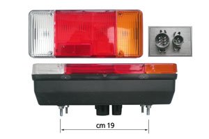 FANALE POSTERIORE per IVECO EUROCARGO | 60-120-150 lato DX 500382617 98421202 - Carrozzeria Truck