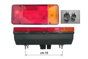 FANALE POSTERIORE per IVECO EUROCARGO | 60-120-150 lato SX 500382616 98421203 - Carrozzeria Truck