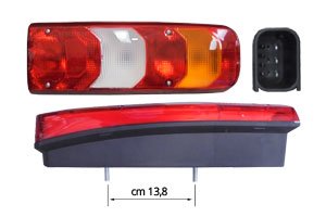 FANALE POSTERIORE per MERCEDES ACTROS | MP4 lato DX 0035441603 35446203 35446903 - Carrozzeria Truck