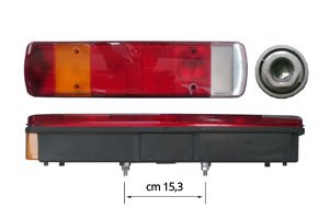 FANALE POSTERIORE per SCANIA 94-164 | PR lato DX 1504609 - Carrozzeria Truck