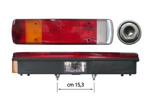 FANALE POSTERIORE per SCANIA 94-164 | PR lato SX 1504608 - Carrozzeria Truck